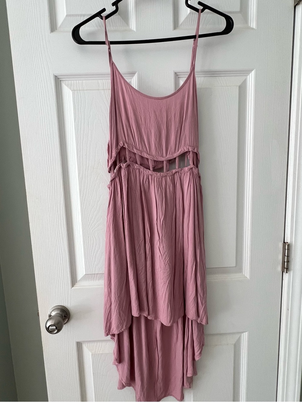 umgee cutout sleeveless dress